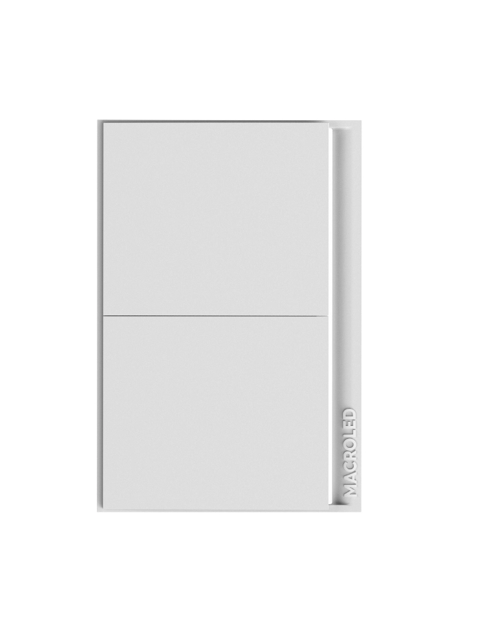 Llave 2 puntos smart Tokio Macroled blanco